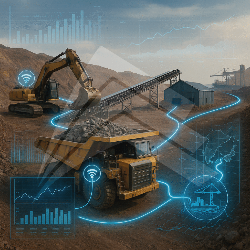 Automatización de la cadena logística minera mediante vehículos autónomos